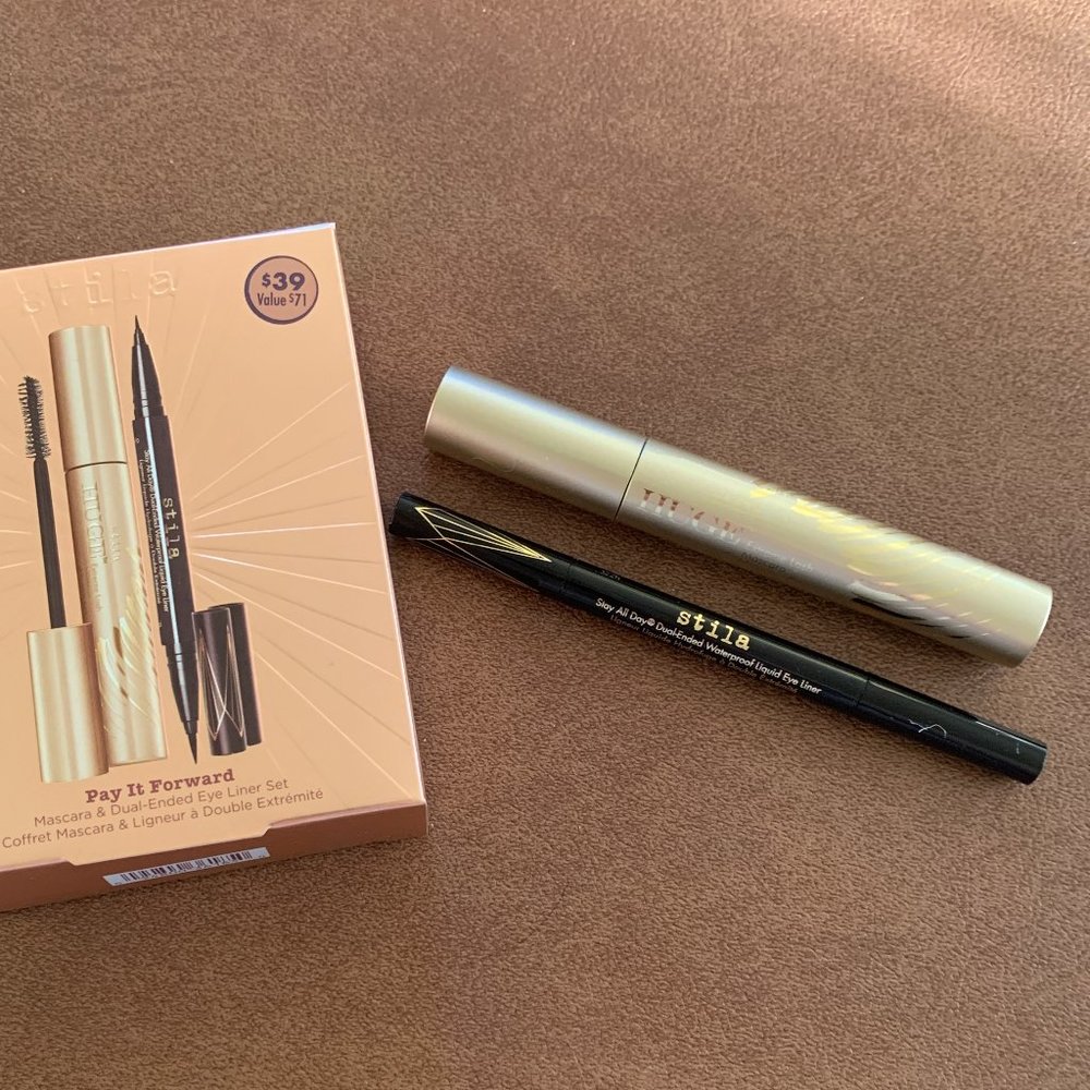 Stila Pay It Forward Huge Extreme Mascara & Dual-Ended Liquid Eyeliner Set